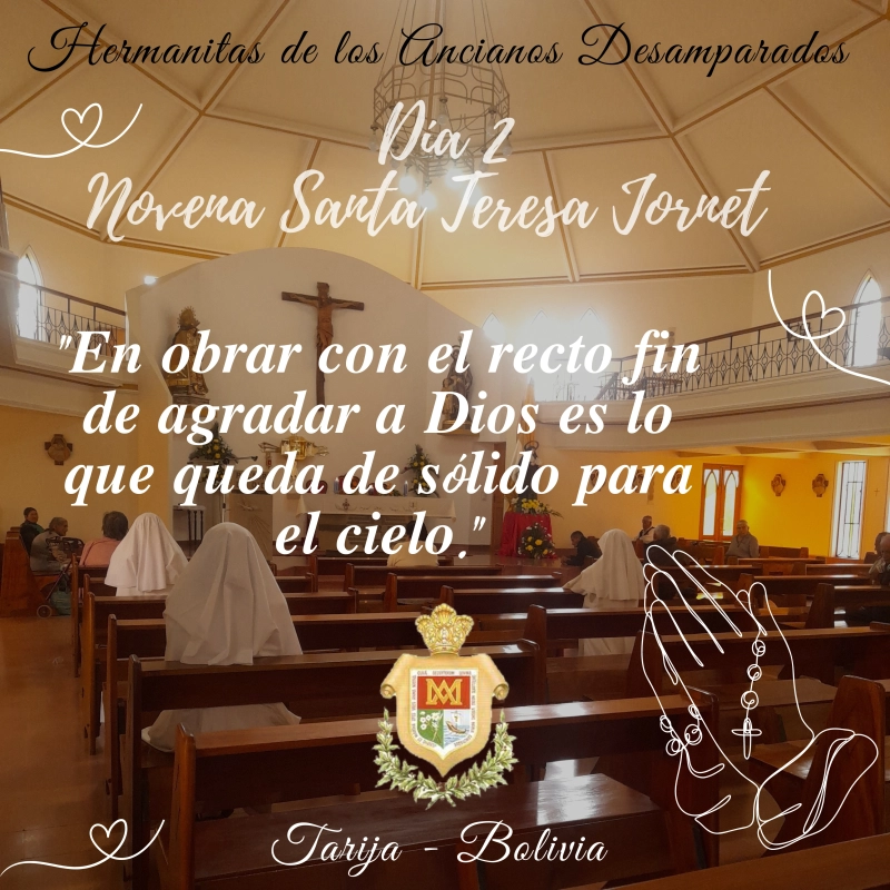 Novena de la Santa Madre. Día 2: TERESA RESPONDE A LA LLAMADA DESDE LA ESCUCHA DE LA PALABRA DE DIOS