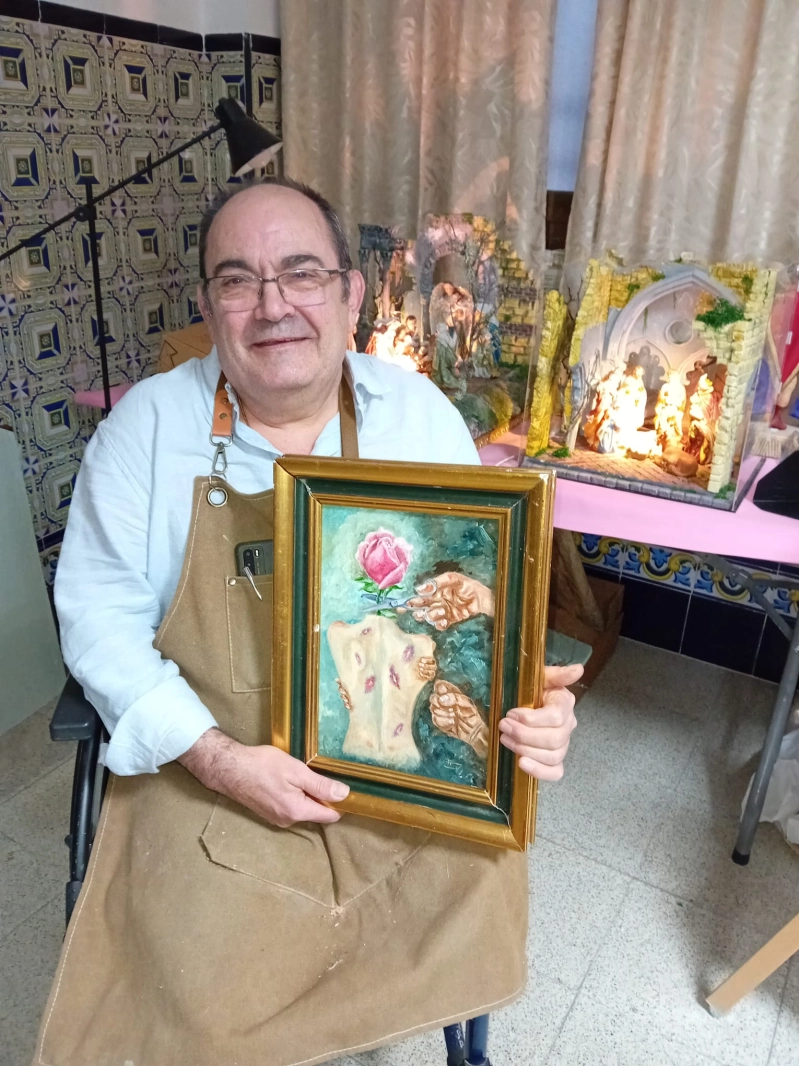 Nuestro residente Ramón Rojas Muñoz triunfó con su arte